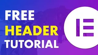 Free Sticky Transparent Elementor Header Tutorial (Elementor Header Footer Builder)