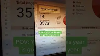 How I track my book progress in Google Sheets! 📗📘📙📕 
