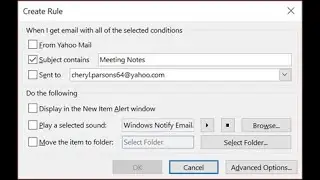 How to Create Rules in Outlook