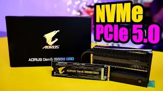 SSD PCIe 5.0 el DOBLE DE RAPIDO que tu PATETICO PS5 Aorus Gen5 10000 SSD- DrogaDigital