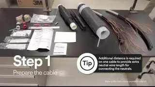 3M™ Cold Shrink QS-III Medium Voltage Splice Kit – How to install