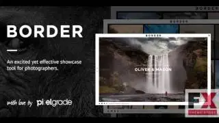 Preview BORDER - A Delightful Photography WordPress Theme TF