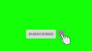 Subscribe Button and Notification Bell Green Screen with Sound [4K FREE DOWNLOAD]