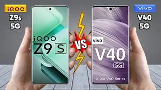 iQOO Z9s Vs vivo V40 - Full Comparison 🔥 Techvs