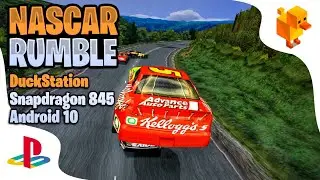 NASCAR Rumble [PS1/DuckStation] | Snapdragon 845 Android 10 l Best Settings