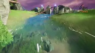 Unreal engine 5 Stylized graphic - studio ghibli inspired - Green River