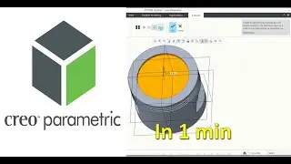 How to extrude to depth in creo 7 tutorial