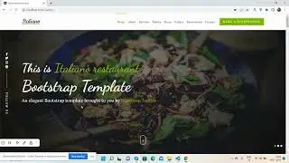 Angular Free Restaurant Website Template 3