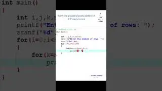 program to print pascal triangle in C Programming