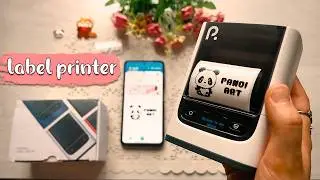 Label Printer Polono PM220S - Unboxing and Review | Thermal printer no ink