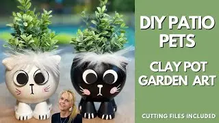 DIY Patio Pets - Clay Pot Garden Art/ Craft Fair Ideas 2024