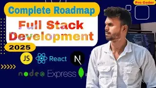 Full Stack Web Developer Roadmap in 2025 || Become A  Web Developer || Web Developer Roadmap