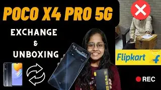 POCO X4 Pro 5G  Unboxing ⚡️  with Flipkart Smartphone Exchange 2022  | Live Recording | !!