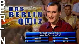 "Wie fühlt sich der Berliner, wenn ihm "blümerant" ist?" | Das Berlin Quiz (2002) | Folge 36/45