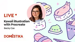 Live Procreate Illustration: Create Kawaii Characters with Becky Cas | Domestika English