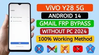 VIVO Y28 5G (V2315) Frp Bypass 🚀 Android 14 WITHOUT PC | Latest Security Update 2024.