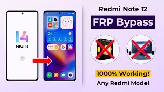 All Redmi MIUI 14 FRP Bypass | Redmi Note 11/11 Pro/12/12 Pro/13/13 Pro/Poco X3 Pro FRP Bypass