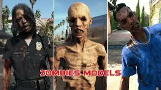 Dead Island 2 All Zombies Models and Details Showcase Part 1 (4K Ultra HD)