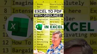 Excel - Export to PDF with Gridlines and Row & Column Labels