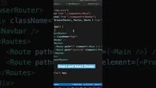 HOW TO NAVIGATE TO ANOTHER PAGE with REACT.JS and REACT ROUTER 2023 | GITHUB CLONE #shorts