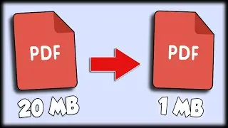 How To Compress A PDF File | Reduce PDF File Size