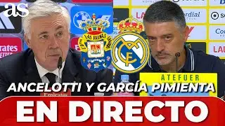 RUEDA DE PRENSA LAS PALMAS vs. REAL MADRID |  ANCELOTTI y GARCÍA PIMIENTA EN DIRECTO