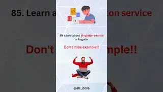 What is Singleton service in Angular? #shorts #angular #interview