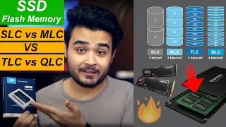 SSD Nand Flash Memory Explained - SLC, MLC, TLC and QLC [HINDI]