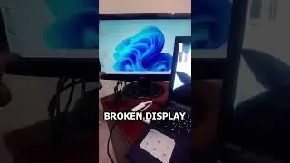 Broken Laptop Screen to Monitor | Cracked Screen | Laptop To Television