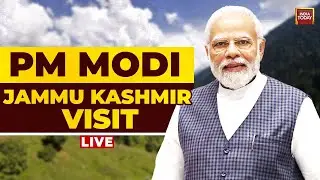 PM Modi Jammu Kashmir Visit LIVE Updates | PM Launches Projects Worth Rs 46,000 Crores