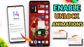Activate Now 4 GB Ram Device - Unlock Animation in Miui 14 in Any Redmi & Poco Device!!