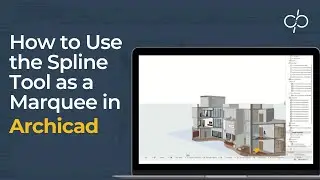 This is how you use the Spline tool as a Marquee in Archicad | Marquee tool | Archicad | BIM
