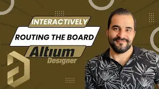 Interactively routing the board-Altium Designer
