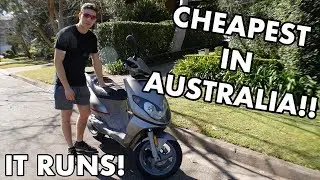 CHEAPEST motor scooter - (THAT RUNS)