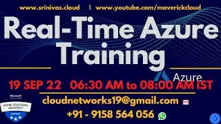 New Azure Training Batch 19 SEP 06:30-08:00 AM | AZ-900 | AZ-104 | AZ-305 | AZ-400 | Azure DevOps