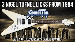 3 Nigel Tufnel Licks From 1984