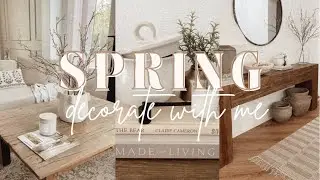 SPRING DECORATE WITH ME | Entryway & Formal Living Room