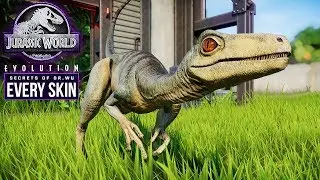 TROODON | Every Skin, Kill Animations, Venomous Bite (Jurassic World: Evolution New Dinosaur)