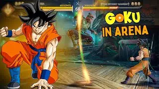 When Goku enters the SHADOW FIGHT universe 💥 Goku vs Monkey king *The ultimate Crossover* [epic mod]