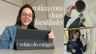 Vlog: rotina, relato de como foi o estágio no 7º ano e mais || Giulia Della