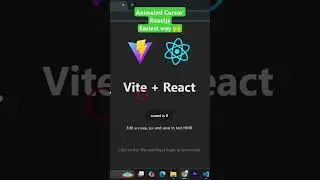Animated Cursor #javascript #coding #code #reactjs #css