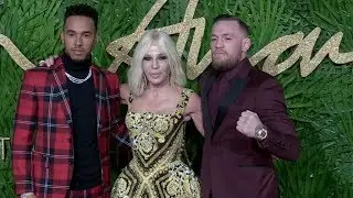 Lewis Hamilton, Conor McGregor and more on the red carpet for the The Fashion Awards 2017