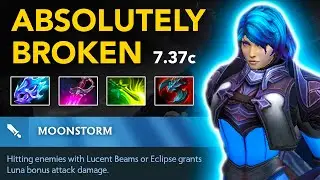 Yatoro LUNA Carry - Patch 7.37c | Full Gameplay Dota Class