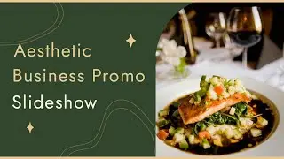 “Aesthetic Business Promo” - Free Slideshow Template for SmartSHOW 3D