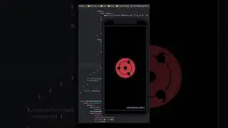 Animated Tomoe Sharingan loader using 
