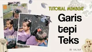 Tutorial Mudah Membuat Garis Tepi Teks | Teks Mengikuti Objek