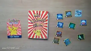 Pokemon sticker album 1999 artbox [ALMOST COMPLETE 100%] reupload FHD 60fps