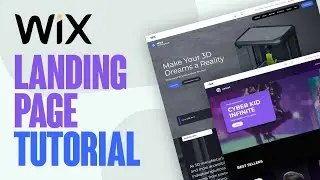 How To Create a Landing Page in Wix 2024 (Step By Step) | Wix Landing Page Tutorial