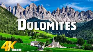 Dolomites 4K | Epic Mountain Scenery with Inspirational Cinematic Music | 4K UHD Nature Film