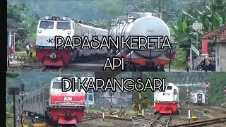 NONTON 16 KERETA API DI DEKAT STASIUN KARANGSARI